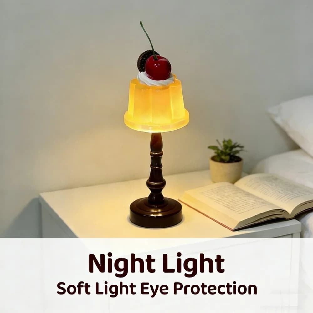 مصباح مكتب ليلي LED صغير بتصميم بودنغ كلاسيكي
